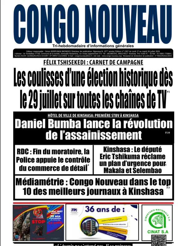 Édition n° 2307 du lundi 27 au mardi 28 juillet 2026