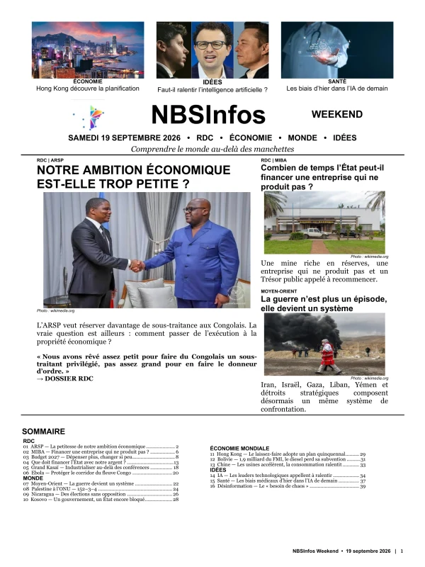 NBSInfos Weekend | 19 septembre 2026
